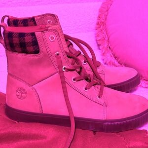 Timberland red/blk/tan boots sz 10 NWOT